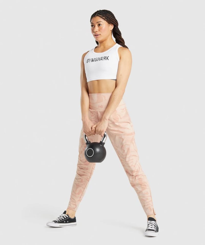 Women's Gymshark GS Power Bottoms Jogger Coral | CA AN683D